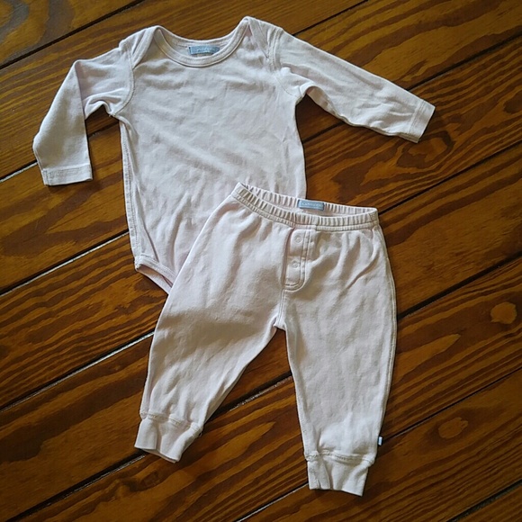 Lands' End Pajamas Lands End Infant Baby Pajamas Set Lilac Cotton